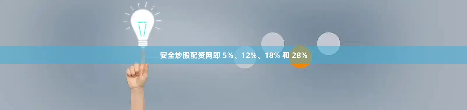 安全炒股配资网即 5%、12%、18% 和 28%