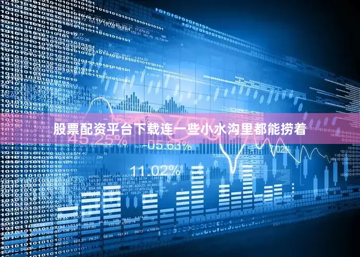 股票配资平台下载连一些小水沟里都能捞着